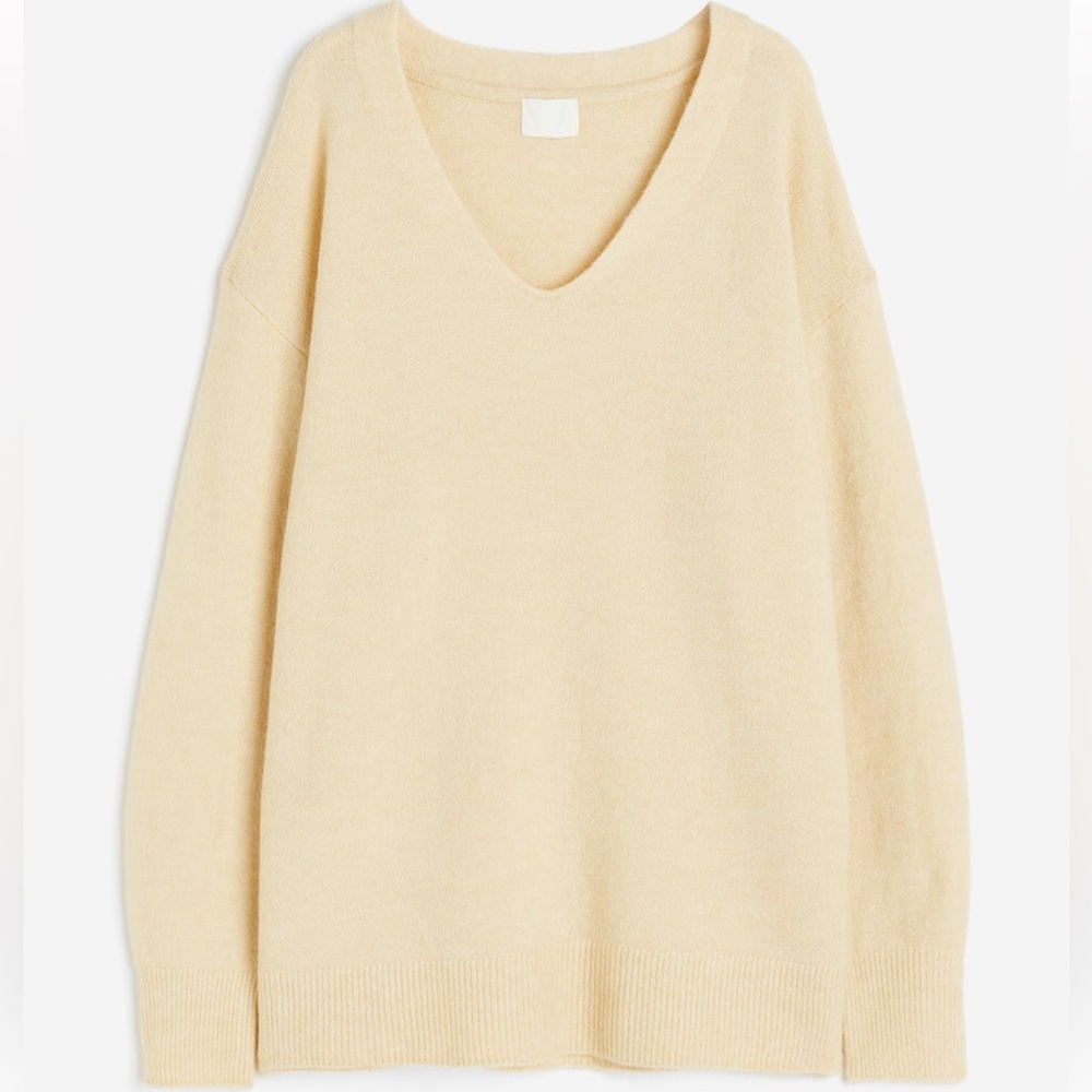 NWT H&M Oversized V-Neck Sweater